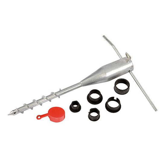 Bo-Camp - Parasol grondboor - 25-63 cm - Verzinkt