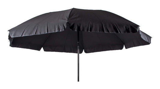 Bo-Camp Parasol diameter 200cm zwart